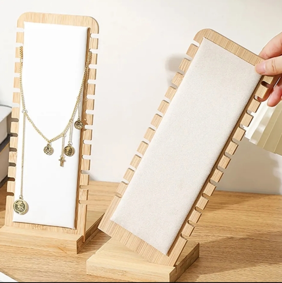 Bambou Display organizer for Necklaces or Bunch of bracelets Green color - Picture 3 of 7